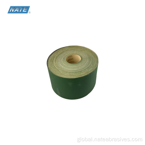 Sand Paper Roll Green Sandpaper Aluminum Oxide Abrasive Sanding Paper Roll Supplier